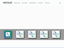 Tablet Screenshot of partslife.com